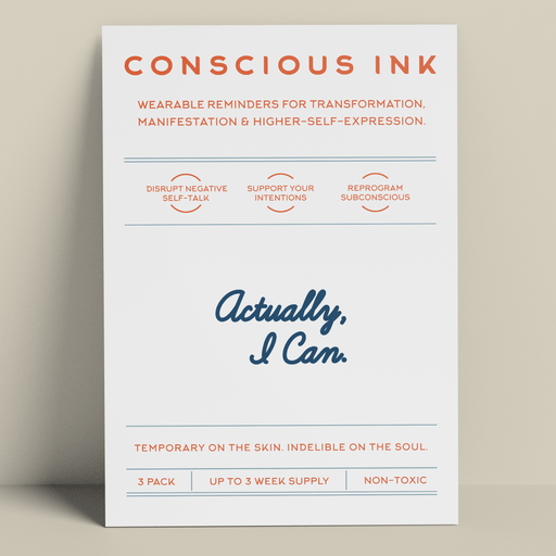 FREE “Actually I Can” 3-Pack Conscious Ink 