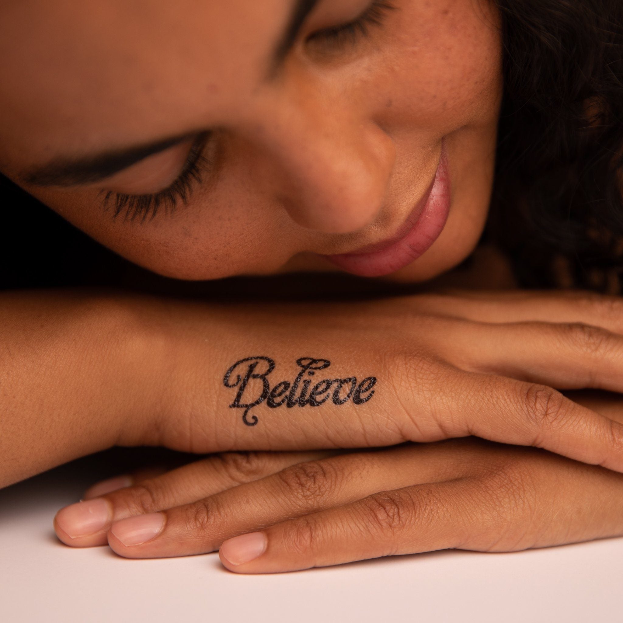 Buy SIMPLY INKED Believe Temporary Tattoo, Designer Tattoo for all (Believe  tattoo) Pack of 2 Online at Best Prices in India - JioMart.