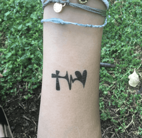 Black Ink Faith Hope Love Ambigram Text Tattoo Design Image – Truetattoos
