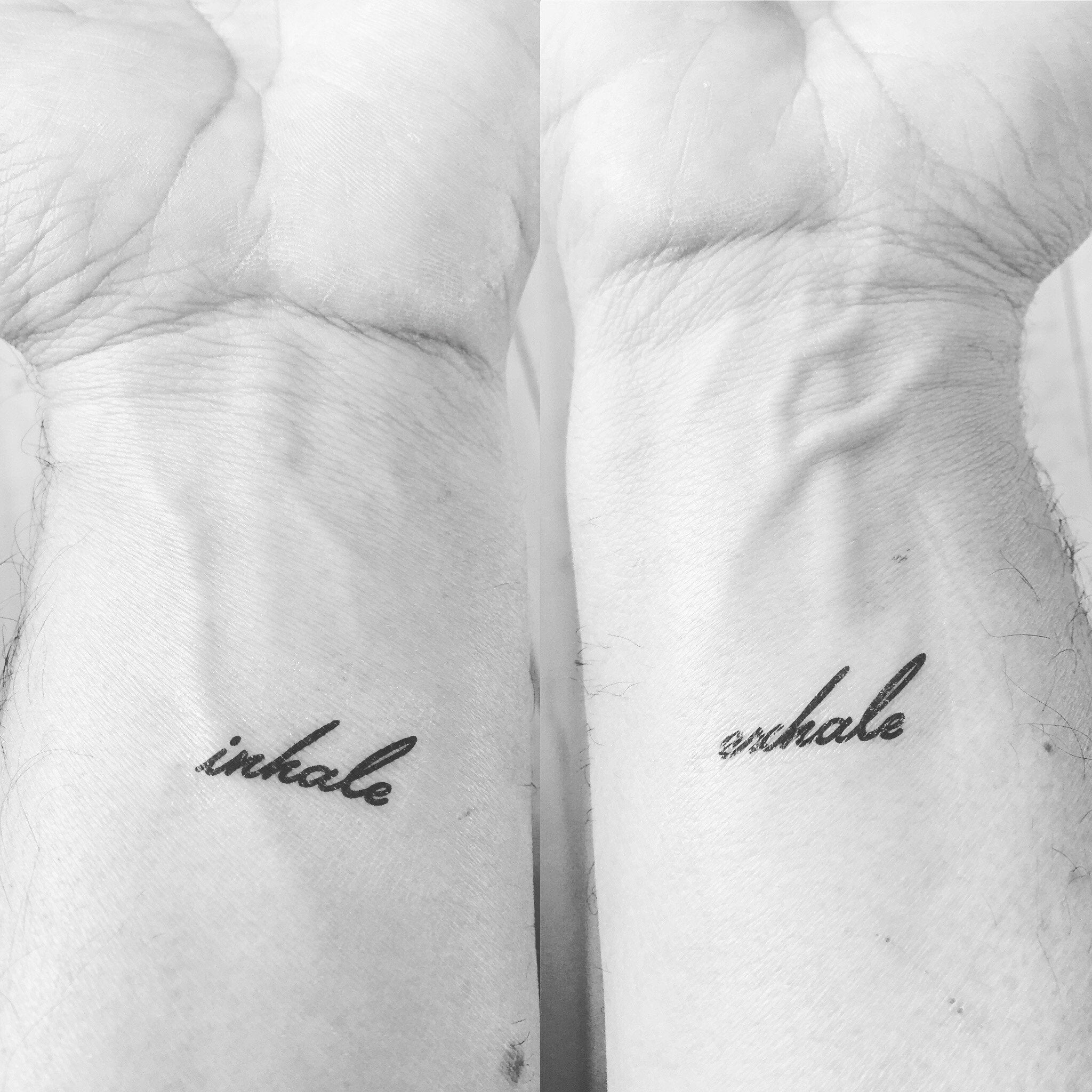 c/s Jon Boy p/v on Instagram: “--exhale-- #jonboytattoo” | Small tattoos,  Tattoos, Body art tattoos