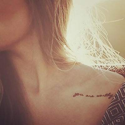 Conscious Ink Inspirational Temporary Tattoos